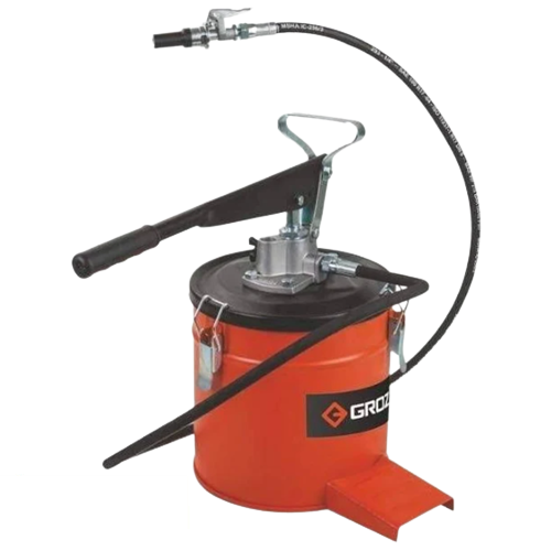 Groz Grease Hand Operated Pump with 3kg Bucket