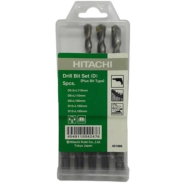 Hikoki SDS Drill Set 5 Piece, 401986