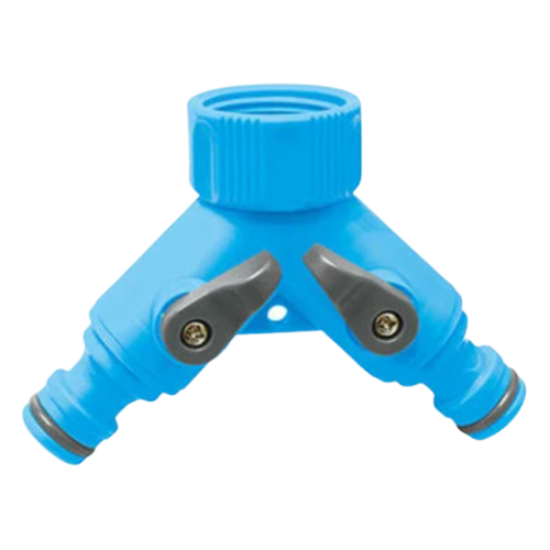 Aquacraft Dual Outlet Tap Connector 1/2 inch to 3/4 inch 550250