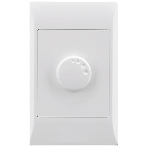 Electricmate White Dimmer Switch 260W, No Lever