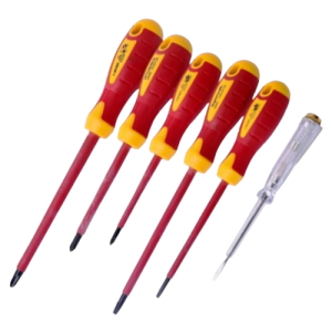 Kendo Insulated Screwdriver Set 6 Piece 1000V VDE 20483
