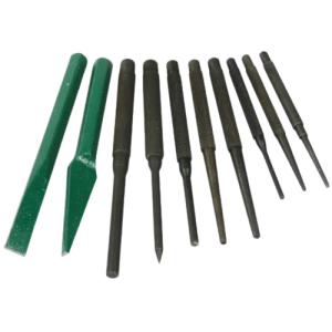 Lasher Punch and Chisel Set Set 10 Piece P10 FG03290