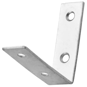 Mackie Galvanized Corner Bracket 50mm x 50mm, 4 Piece