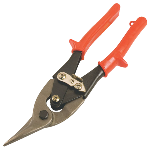 Mts Left Tin Snip 250mm Aviation Type Red