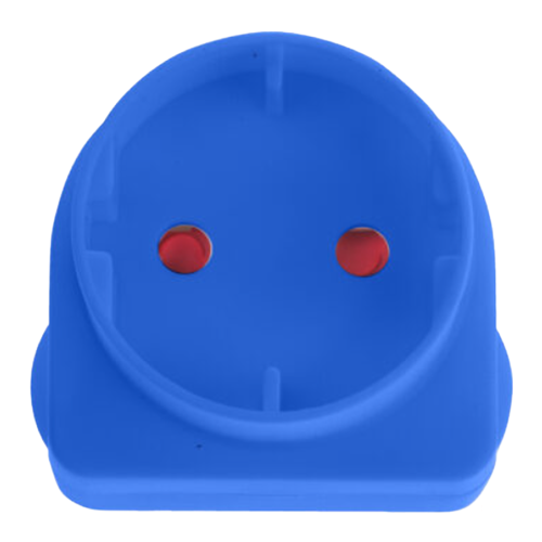 Electricmate Blue Schuko Adaptor 5A
