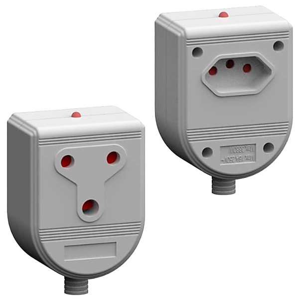 Electricmate Janus Coupler 1 x 16A 3 Pin + 1 x 5A 2 Pin