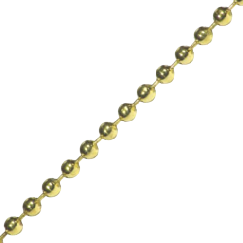 Fascor Brass Plated Ball Chain 3.2mm x 1m