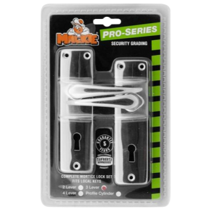 Mackie Chrome Plated Mortice Lockset 3 Lever