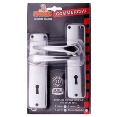 Mackie Die Cast Mortice Lockset 3 Lever