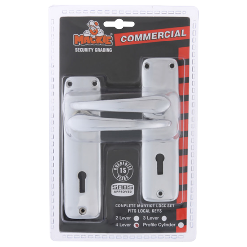 Mackie Die Cast Mortice Lockset 4 Lever