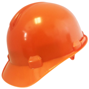Matsafe Orange Hard Hat, Safety Helmet