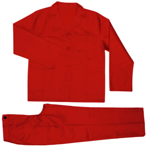 Matsafe Red Conti Suit Overall 2 Piece, Size 34
