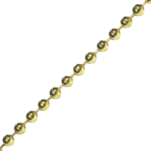 Mts Brass Plated Ball Chain 3.2mm x 25m