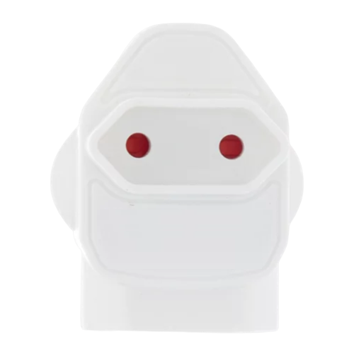 Mts White Top and Bottom Entry Euro Adaptor 5A