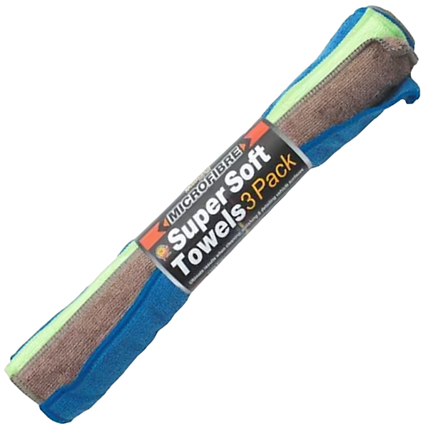 Shield Microfibre Towel 3 Pack, SH293