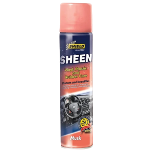Shield Sheen Vinyl, Plastic and Rubber Care Spray 300ml, Musk SH55