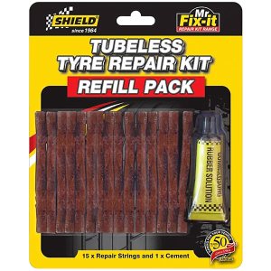 Shield Tubeless Tyre Repair Kit Refill Pack, SH778