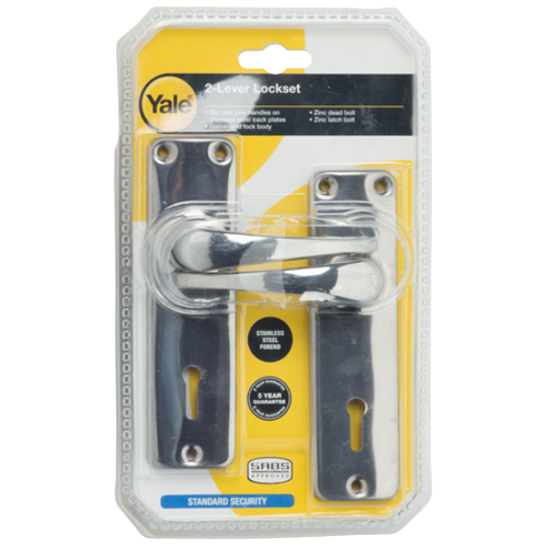 Yale Essential Lockset 2 Lever CZ694-24-955CH