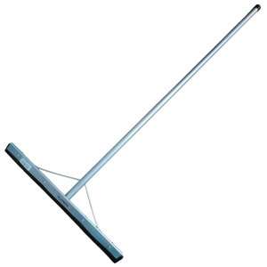 Rubber Squeegee 450mm with Metal Handle Front