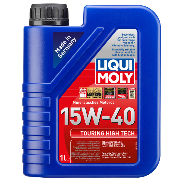 Liqui Moly Touring High Tech Oil 15W-40, 5 Litre