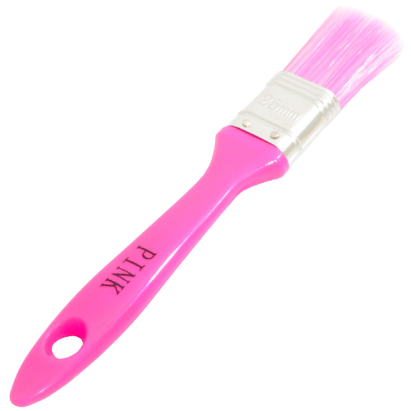 Paint The Town Pink Paint Brush 25mm