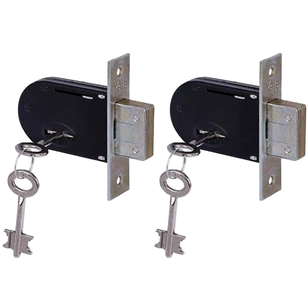 Yale Keyed Alike Gate Lock, 2 Pack YDY4880-2