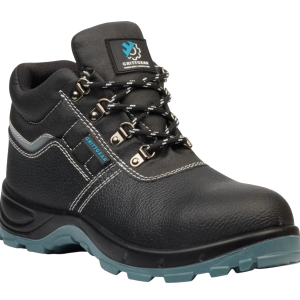 Grittgear Dolomite Genuine Leather Safety Boot STC GG - Black