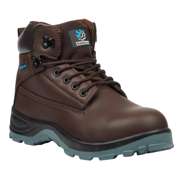 Grittgear Quartz Black Safety Boot Brown GG